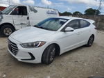 2018 Hyundai Elantra Sel White vin: 5NPD84LF5JH241798