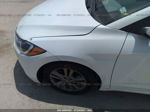 2018 Hyundai Elantra Sel White vin: 5NPD84LF5JH246046