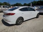 2018 Hyundai Elantra Sel Белый vin: 5NPD84LF5JH250422