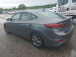 2018 Hyundai Elantra Sel Gray vin: 5NPD84LF5JH258374