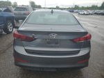 2018 Hyundai Elantra Sel Gray vin: 5NPD84LF5JH258374