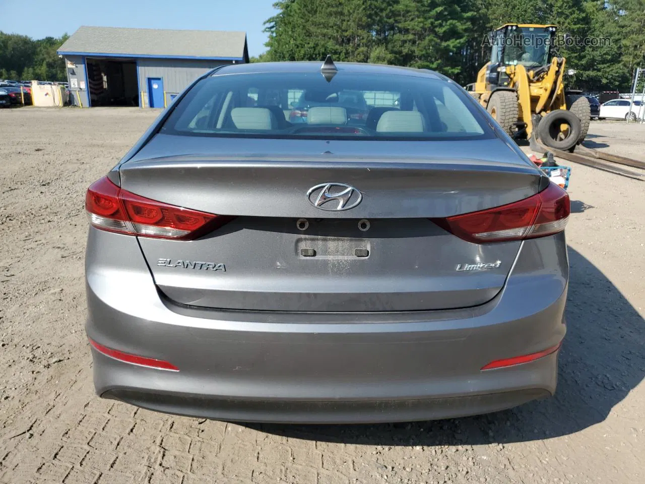 2018 Hyundai Elantra Sel Серый vin: 5NPD84LF5JH260139