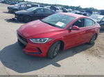 2018 Hyundai Elantra Sel Красный vin: 5NPD84LF5JH295795