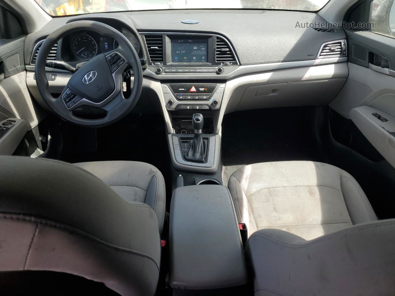 2018 Hyundai Elantra Sel Серый vin: 5NPD84LF5JH297935