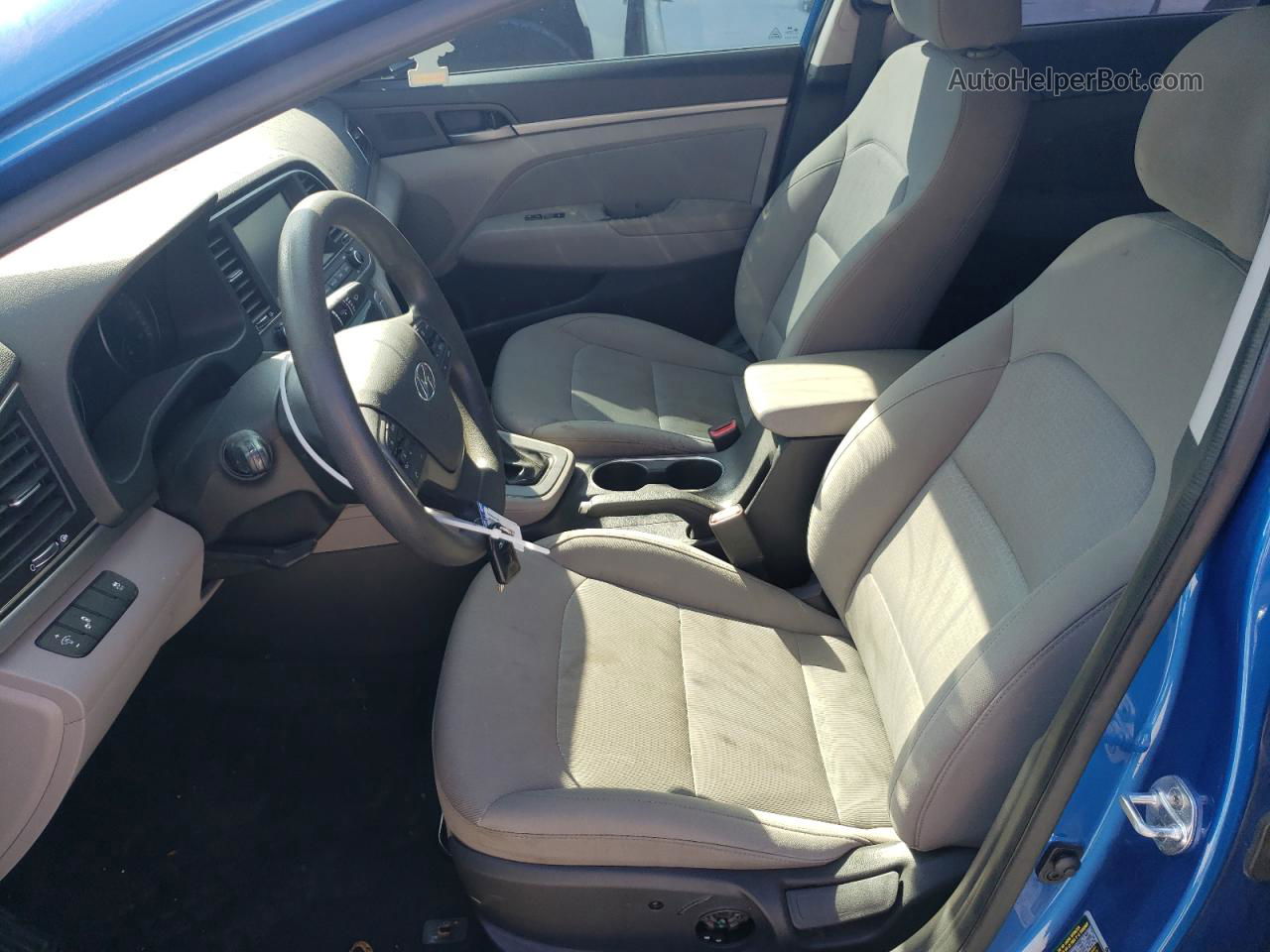 2018 Hyundai Elantra Sel Синий vin: 5NPD84LF5JH304222