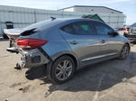 2018 Hyundai Elantra Sel Gray vin: 5NPD84LF5JH321473