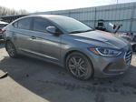 2018 Hyundai Elantra Sel Gray vin: 5NPD84LF5JH321473