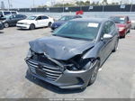 2018 Hyundai Elantra Sel Gray vin: 5NPD84LF5JH337446