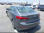 2018 Hyundai Elantra Sel Gray vin: 5NPD84LF5JH337446