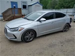 2018 Hyundai Elantra Sel Silver vin: 5NPD84LF5JH352836