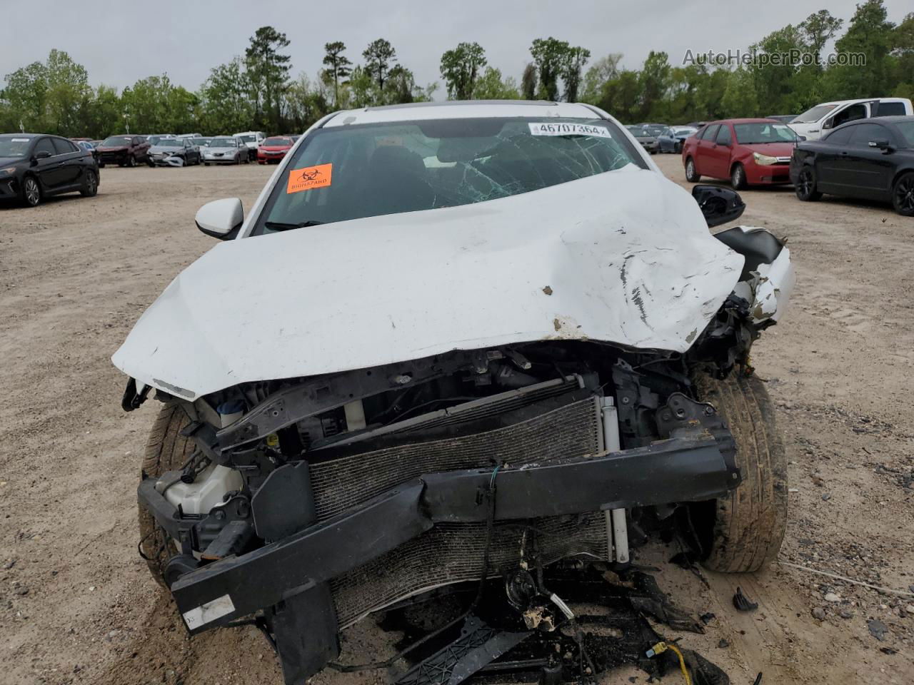 2018 Hyundai Elantra Sel White vin: 5NPD84LF5JH361004