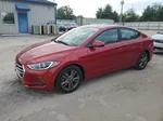 2018 Hyundai Elantra Sel Red vin: 5NPD84LF5JH375582