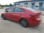 2018 Hyundai Elantra Sel Красный vin: 5NPD84LF5JH375582