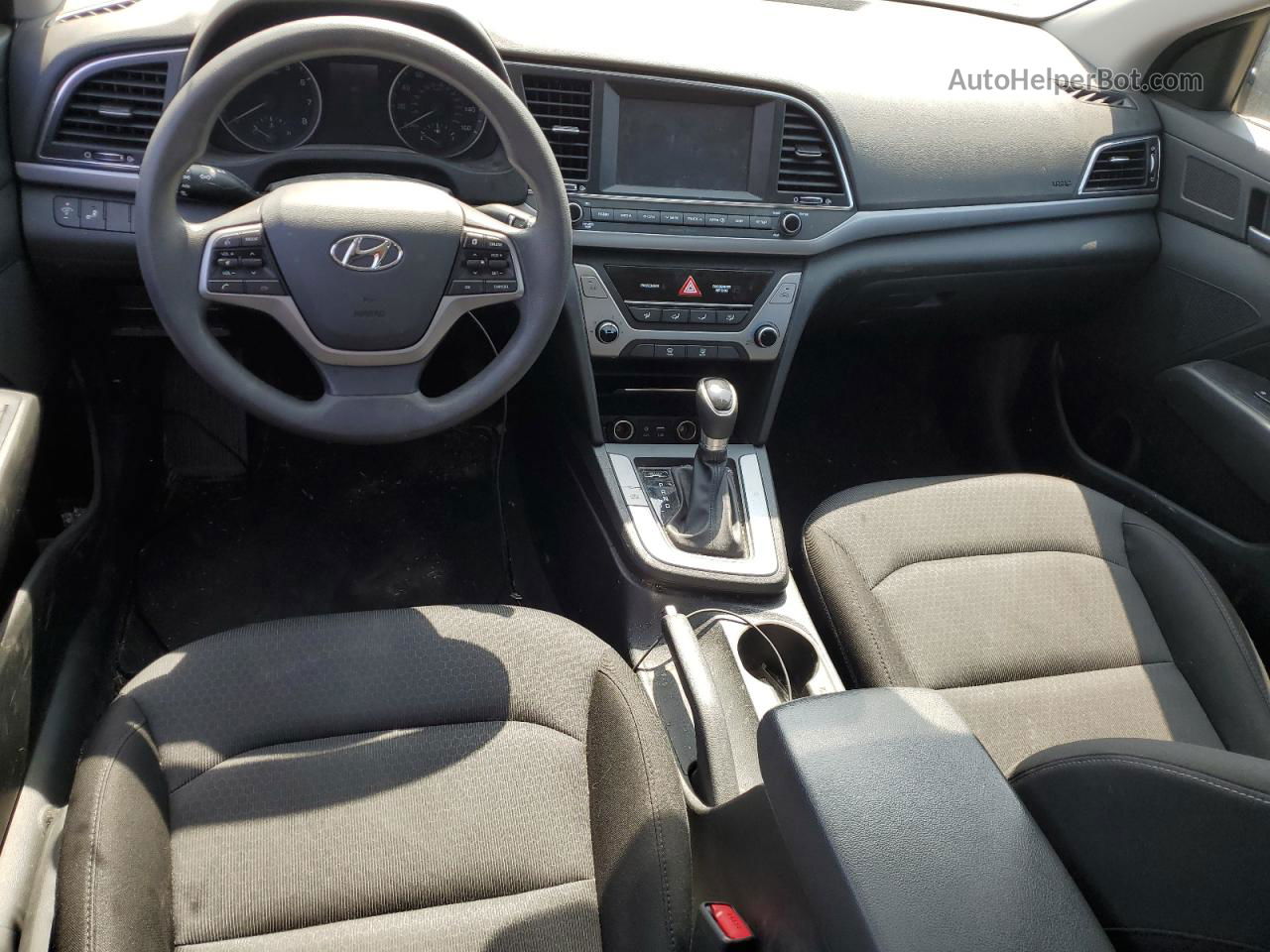 2018 Hyundai Elantra Sel Черный vin: 5NPD84LF5JH391426