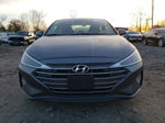 2019 Hyundai Elantra Sel Gray vin: 5NPD84LF5KH405178