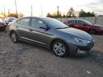 2019 Hyundai Elantra Sel Gray vin: 5NPD84LF5KH405178