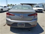 2019 Hyundai Elantra Sel Gray vin: 5NPD84LF5KH407934