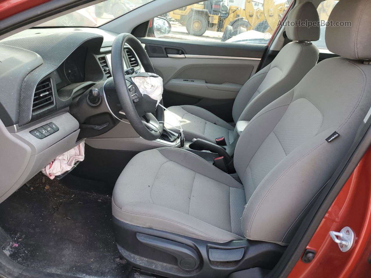 2019 Hyundai Elantra Sel Темно-бордовый vin: 5NPD84LF5KH470757