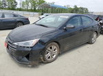 2019 Hyundai Elantra Sel Black vin: 5NPD84LF5KH481077