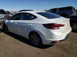 2019 Hyundai Elantra Sel White vin: 5NPD84LF5KH490197