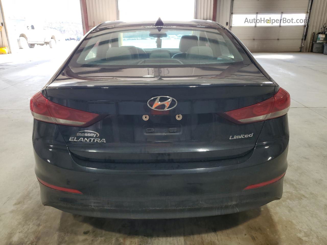 2017 Hyundai Elantra Se Черный vin: 5NPD84LF6HH028658