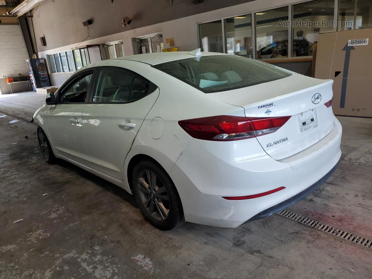 2017 Hyundai Elantra Se White vin: 5NPD84LF6HH033570