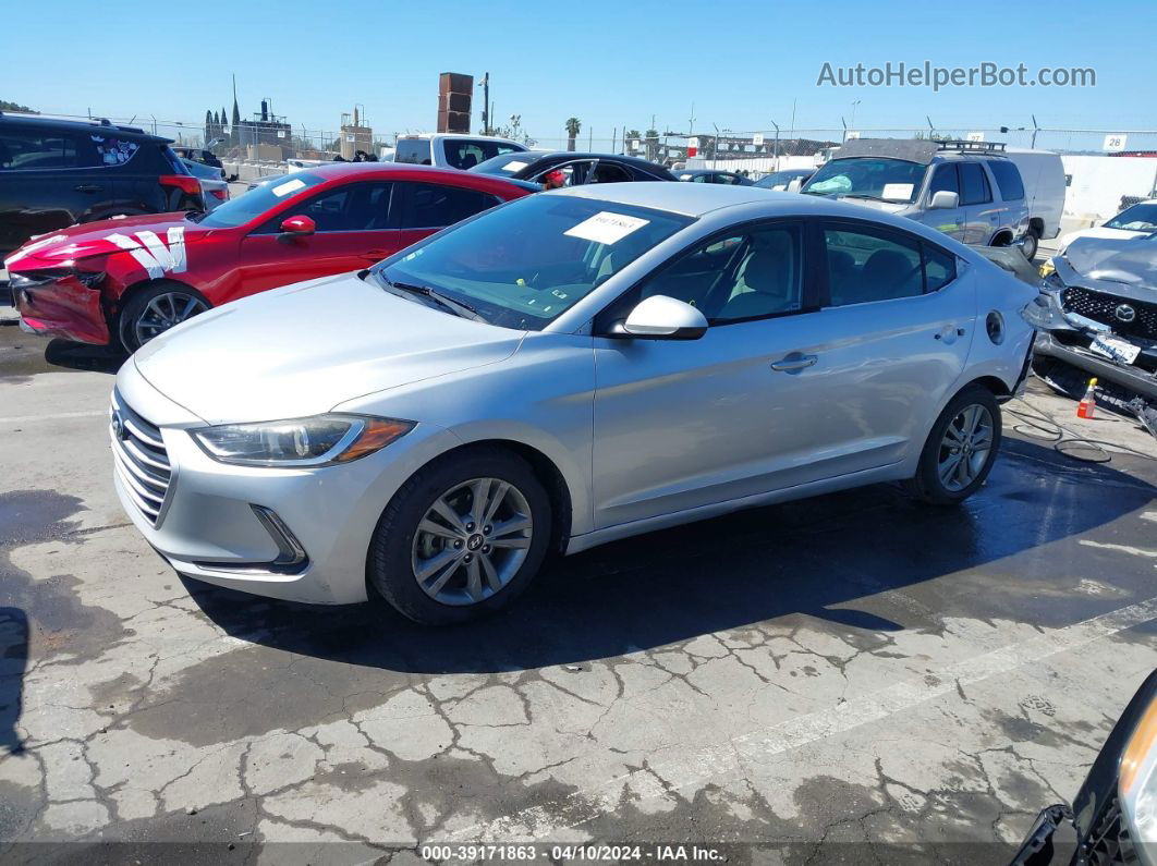 2017 Hyundai Elantra Se Silver vin: 5NPD84LF6HH034007