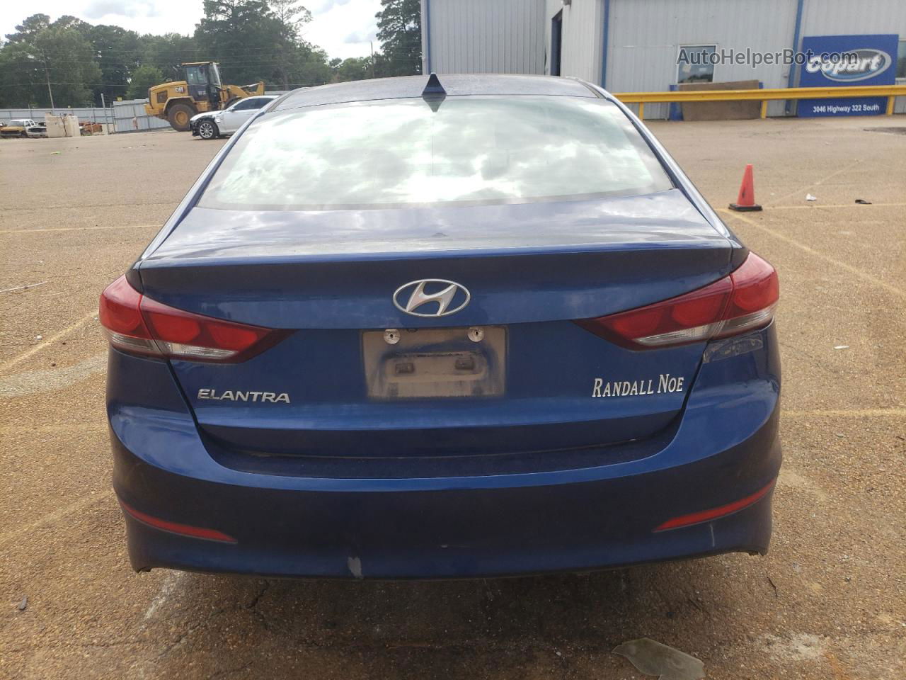 2017 Hyundai Elantra Se Blue vin: 5NPD84LF6HH045671