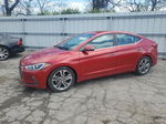 2017 Hyundai Elantra Se Красный vin: 5NPD84LF6HH052765