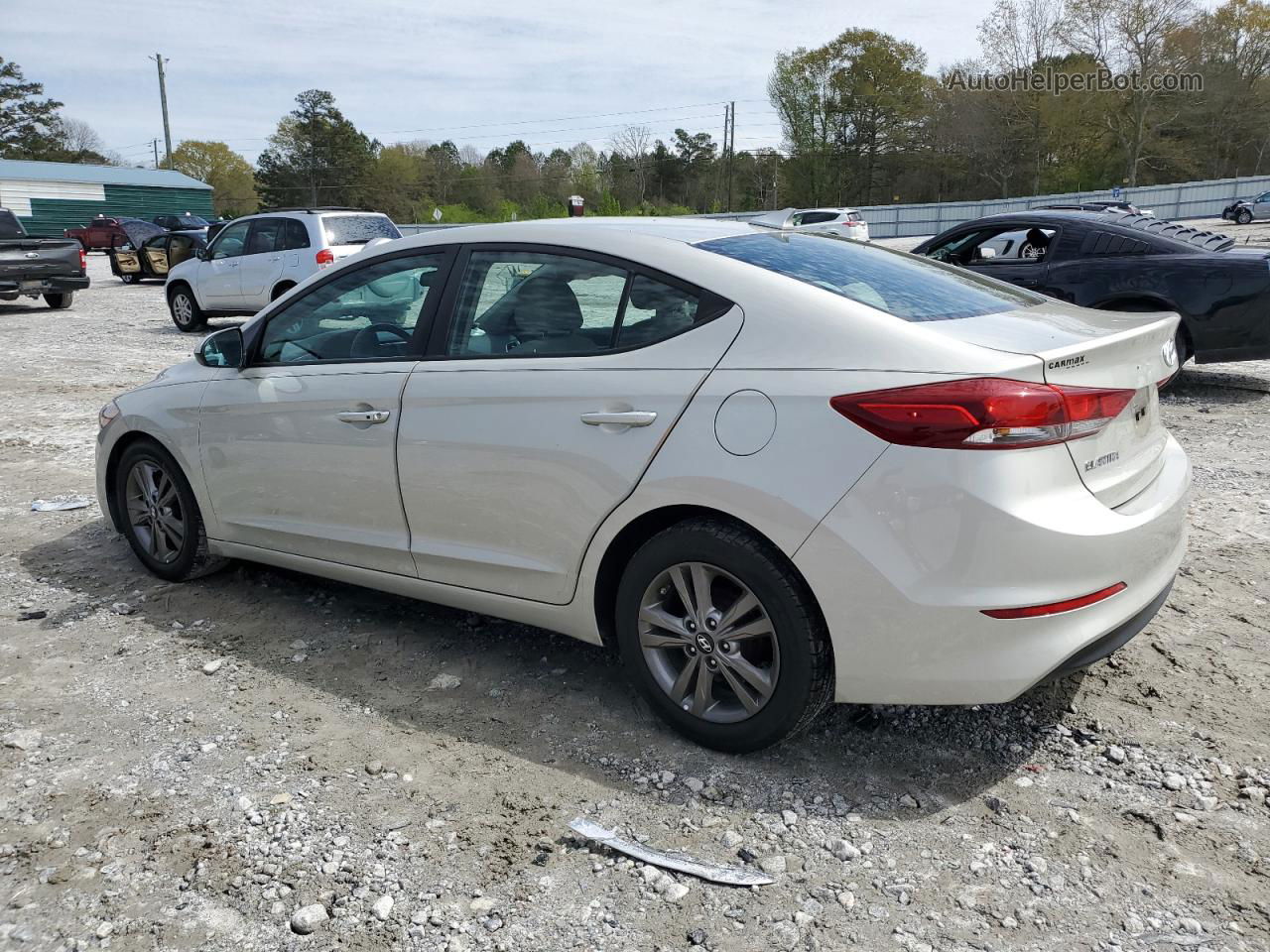 2017 Hyundai Elantra Se Silver vin: 5NPD84LF6HH061613