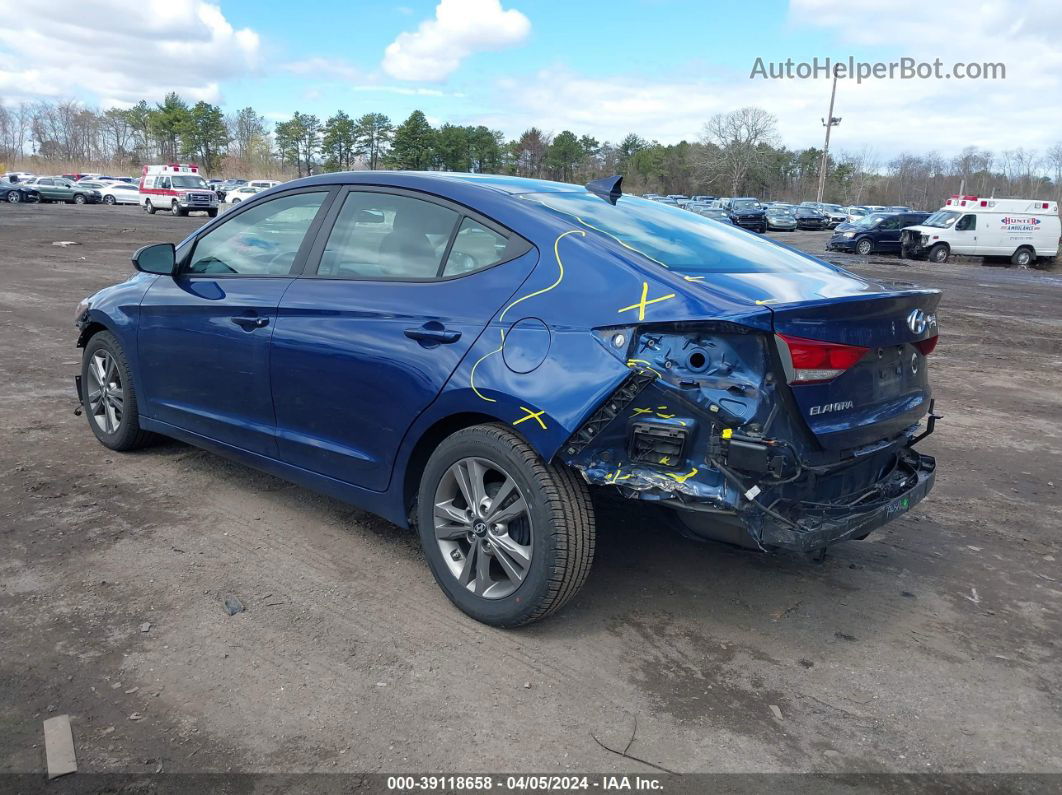 2017 Hyundai Elantra Se Blue vin: 5NPD84LF6HH078007