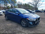 2017 Hyundai Elantra Se Синий vin: 5NPD84LF6HH078007