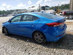 2017 Hyundai Elantra Se Blue vin: 5NPD84LF6HH121471