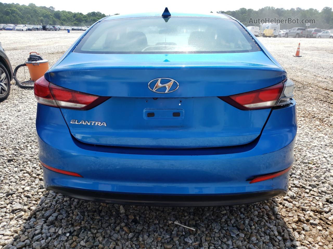 2017 Hyundai Elantra Se Синий vin: 5NPD84LF6HH121471