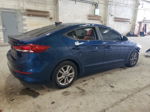 2017 Hyundai Elantra Se Синий vin: 5NPD84LF6HH144555