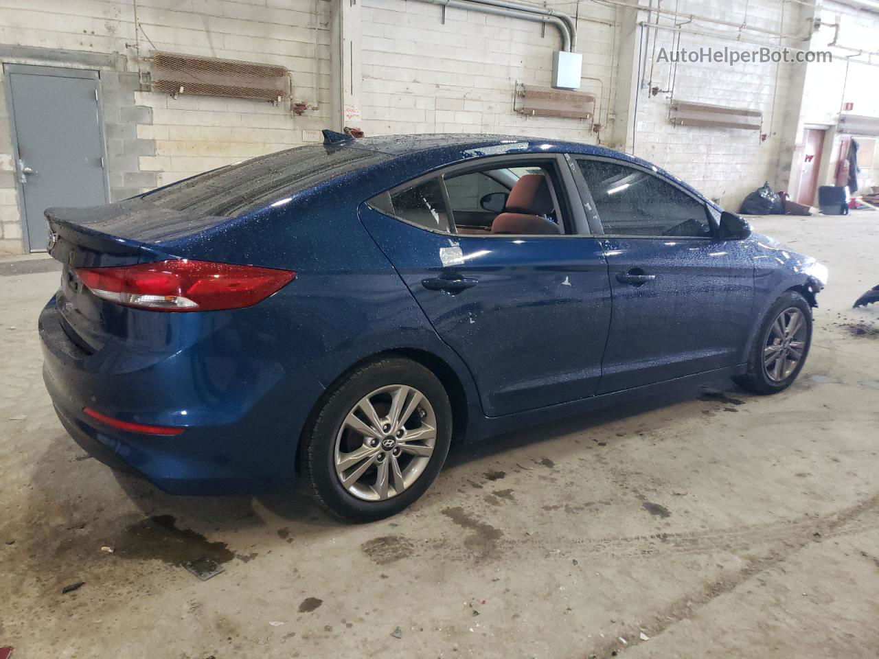 2017 Hyundai Elantra Se Blue vin: 5NPD84LF6HH144555