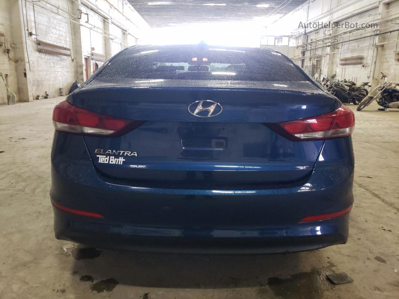 2017 Hyundai Elantra Se Blue vin: 5NPD84LF6HH144555