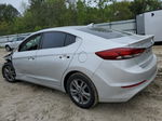 2017 Hyundai Elantra Se Silver vin: 5NPD84LF6HH180147