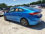 2018 Hyundai Elantra Sel Blue vin: 5NPD84LF6JH214965