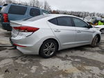 2018 Hyundai Elantra Sel Silver vin: 5NPD84LF6JH228378