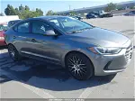 2018 Hyundai Elantra Sel Gray vin: 5NPD84LF6JH244614