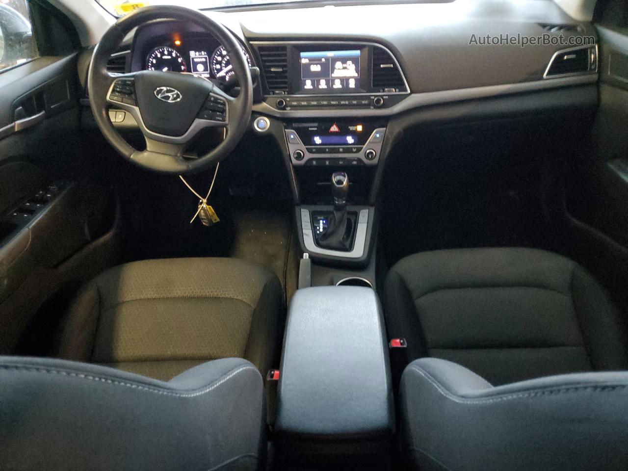 2018 Hyundai Elantra Sel Gray vin: 5NPD84LF6JH257217