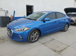 2018 Hyundai Elantra Sel Blue vin: 5NPD84LF6JH260053