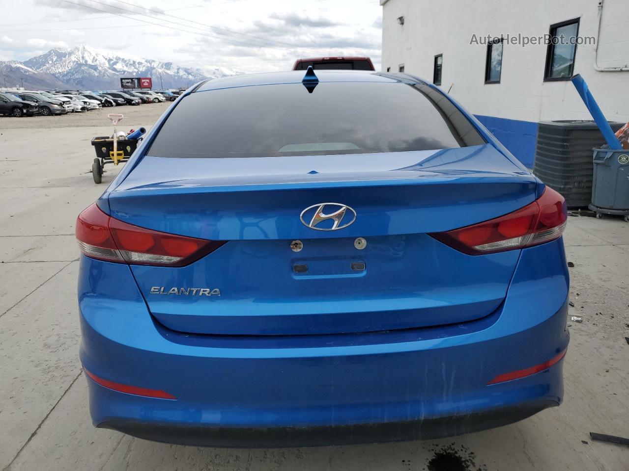 2018 Hyundai Elantra Sel Blue vin: 5NPD84LF6JH260053