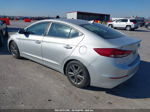 2018 Hyundai Elantra Sel Silver vin: 5NPD84LF6JH287978