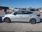 2018 Hyundai Elantra Sel Silver vin: 5NPD84LF6JH287978