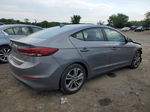 2018 Hyundai Elantra Sel Gray vin: 5NPD84LF6JH290833