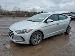 2018 Hyundai Elantra Sel Серебряный vin: 5NPD84LF6JH313348