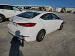 2018 Hyundai Elantra Sel White vin: 5NPD84LF6JH322566