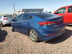 2018 Hyundai Elantra Sel Blue vin: 5NPD84LF6JH351906